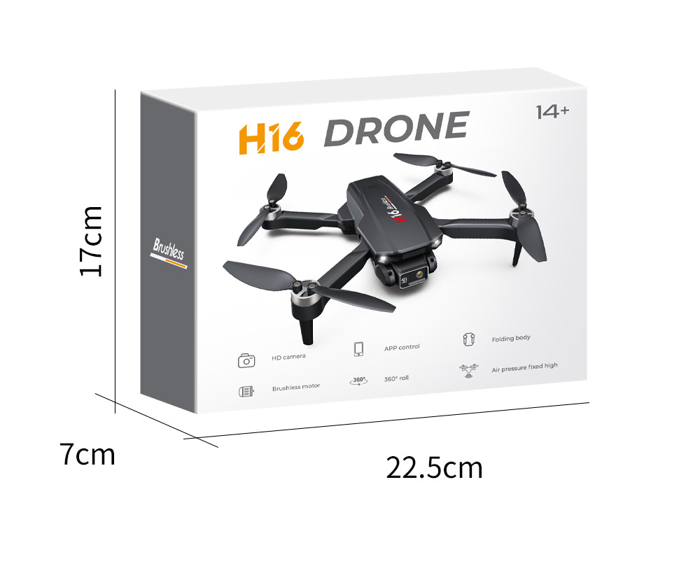 H16 Mini RC Drone HD Camera Wifi Fpv Brushless Foldable Quadcopter Professional Drones Toys for Children 14Y+