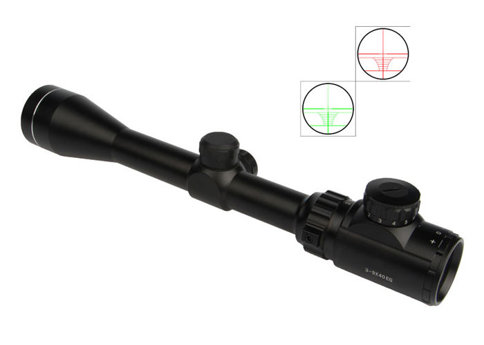 1 / 4MOA 1" Tube Illuminated Hunting Scope 3 - 9X40E Fully Multi Coated Optics