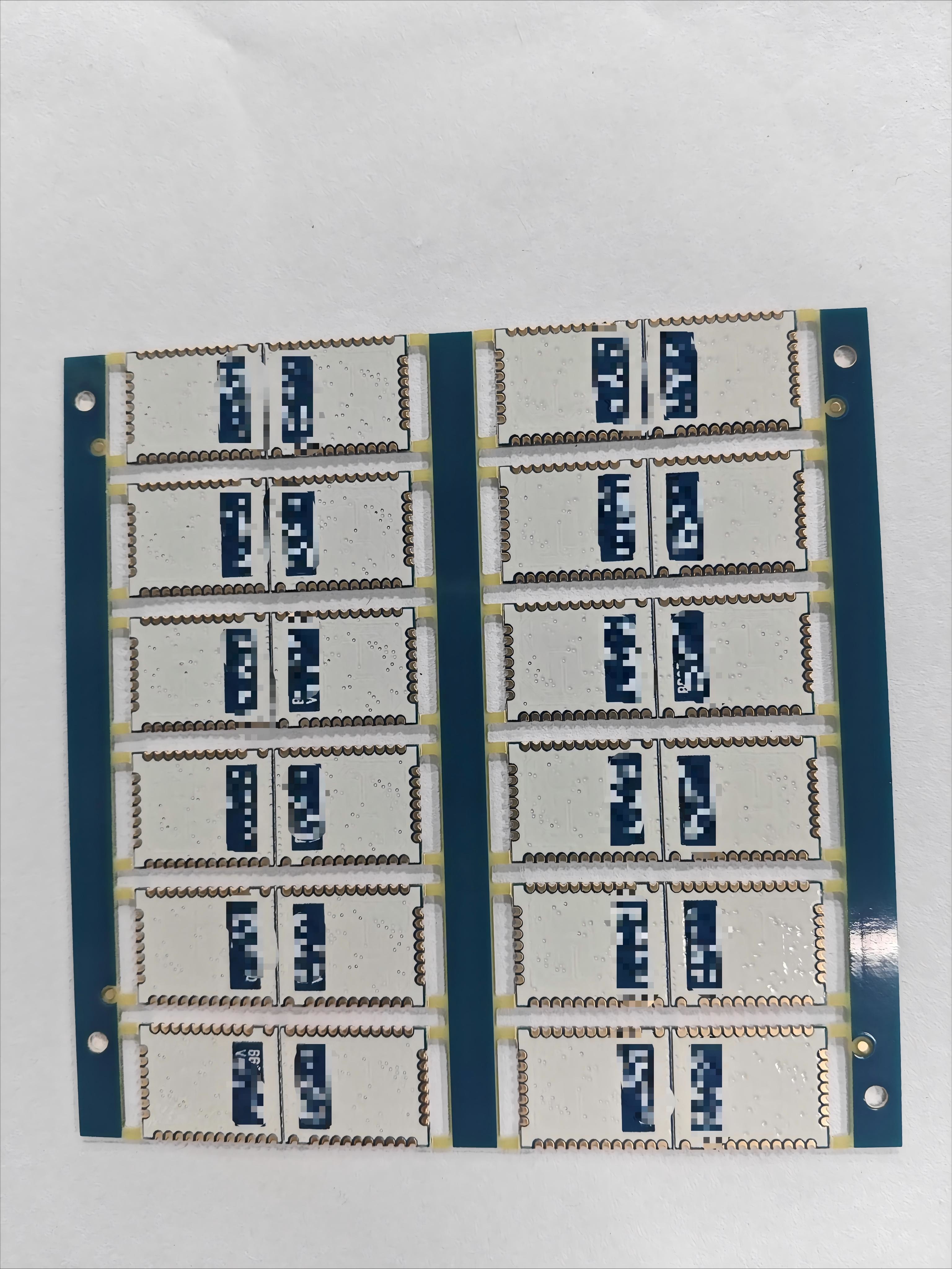 2-Layer High Frequency PCB ROGERS 4003C Gold Plated Blue Solder Mask PCB