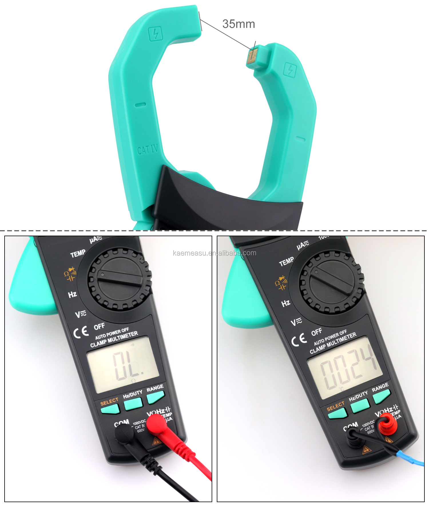 6000 Counts Ac Dc Current Multimeter Aneng Voltage Meters Clamp Multimeter Digital Clamp Meters