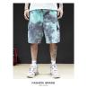 Buy cheap Mourning Series Thin Summer Shorts Mint Green Taro Purple Tie Dye Basketball from wholesalers