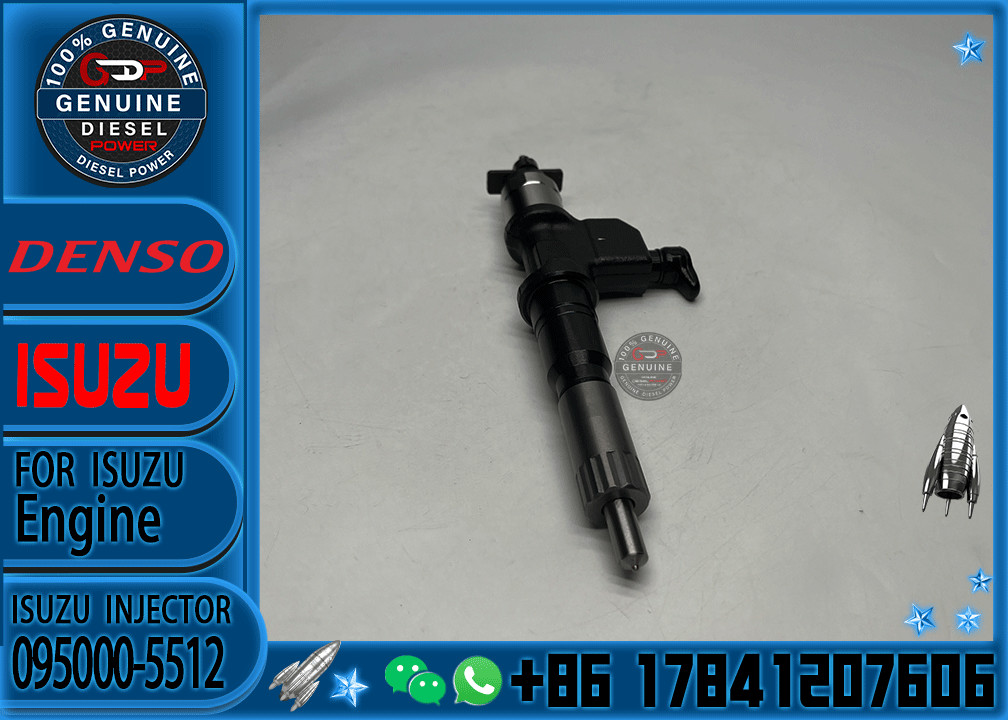 Diesel Fuel Injector Common Rail Injector Assembly 095000-5511 095000-5510 095000-5512 for ISU-ZU 6WG1 6WF1 6UZ1