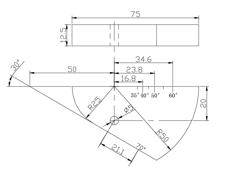 Duplex Stainless Steel Iiw V1 Calibration Block For Ultrasonic Testing