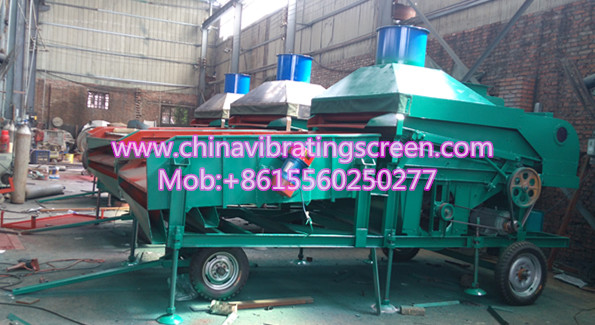 Large wheat sunflower seed miscellaneous mildew removal cleaning machine