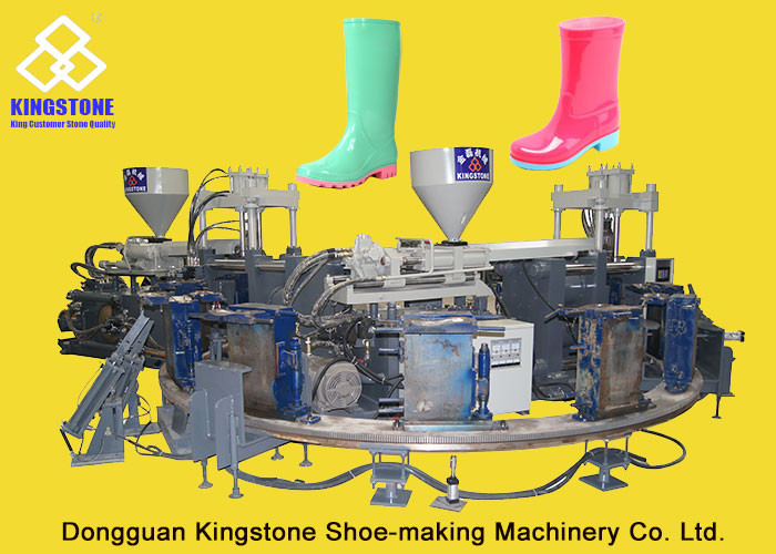 Recyclable Kids Women Men Boot Making Machine 12 Stations With Mold Air - Blowing Device