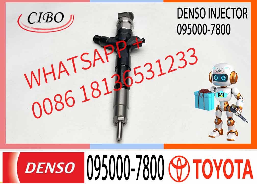 095000-7800 For TOYOTA Diesel Fuel Injector 23670-30310 23670-39285