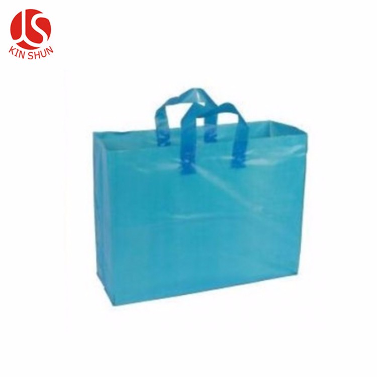 LDPE Plastic Bag Logo Printing Plastic die cut poly handle bag