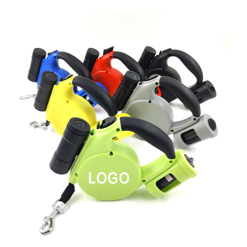 Retractable Pet Leash with LED Flashlight | Night Safety Design | For Dogs and Cats Under 20KG