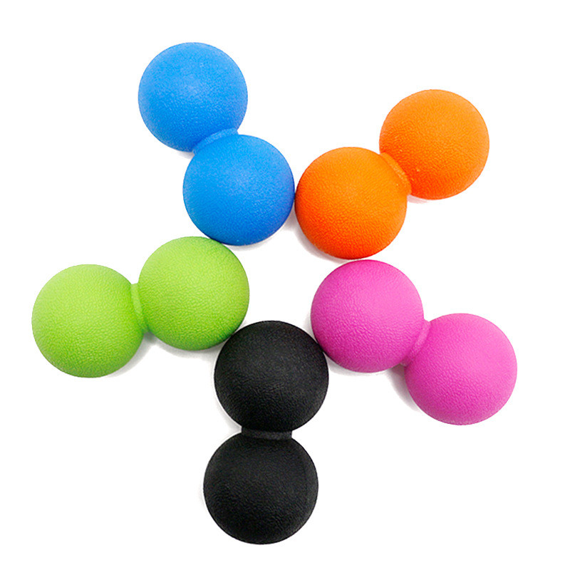 Yoga Peanut Lacrosse Massage Ball Fascia Release Double Lacrosse Massage Ball