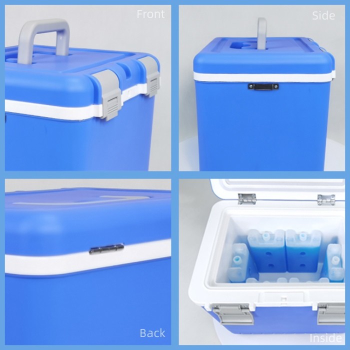 OEM Hard Cooler Box Multi Functional Cool Box Medical Blue