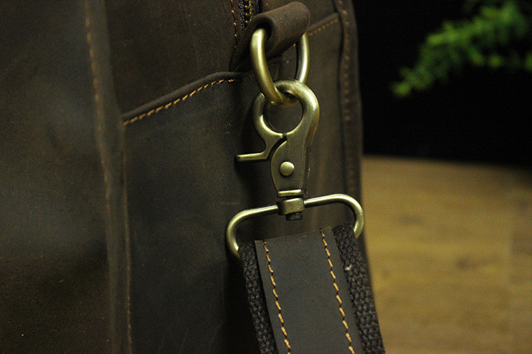 Real Leather Duffel Bags Crazy Horse Leather Luggage Bag for Travel LB02