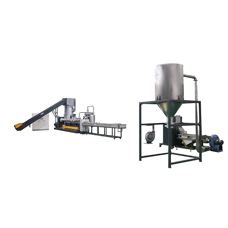 LDPE HDPE Plastic Pelletizing Machine Single Screw PE Granulating Machine