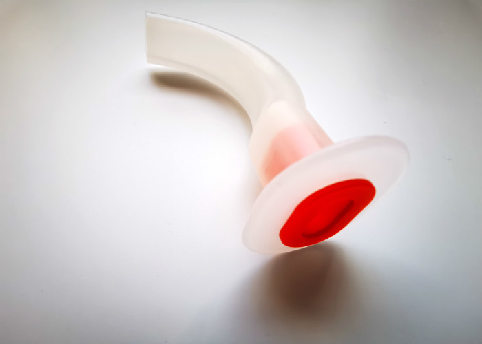 Adult Cuffed Guedel Oropharyngeal Airway 100mm Red Bite Block