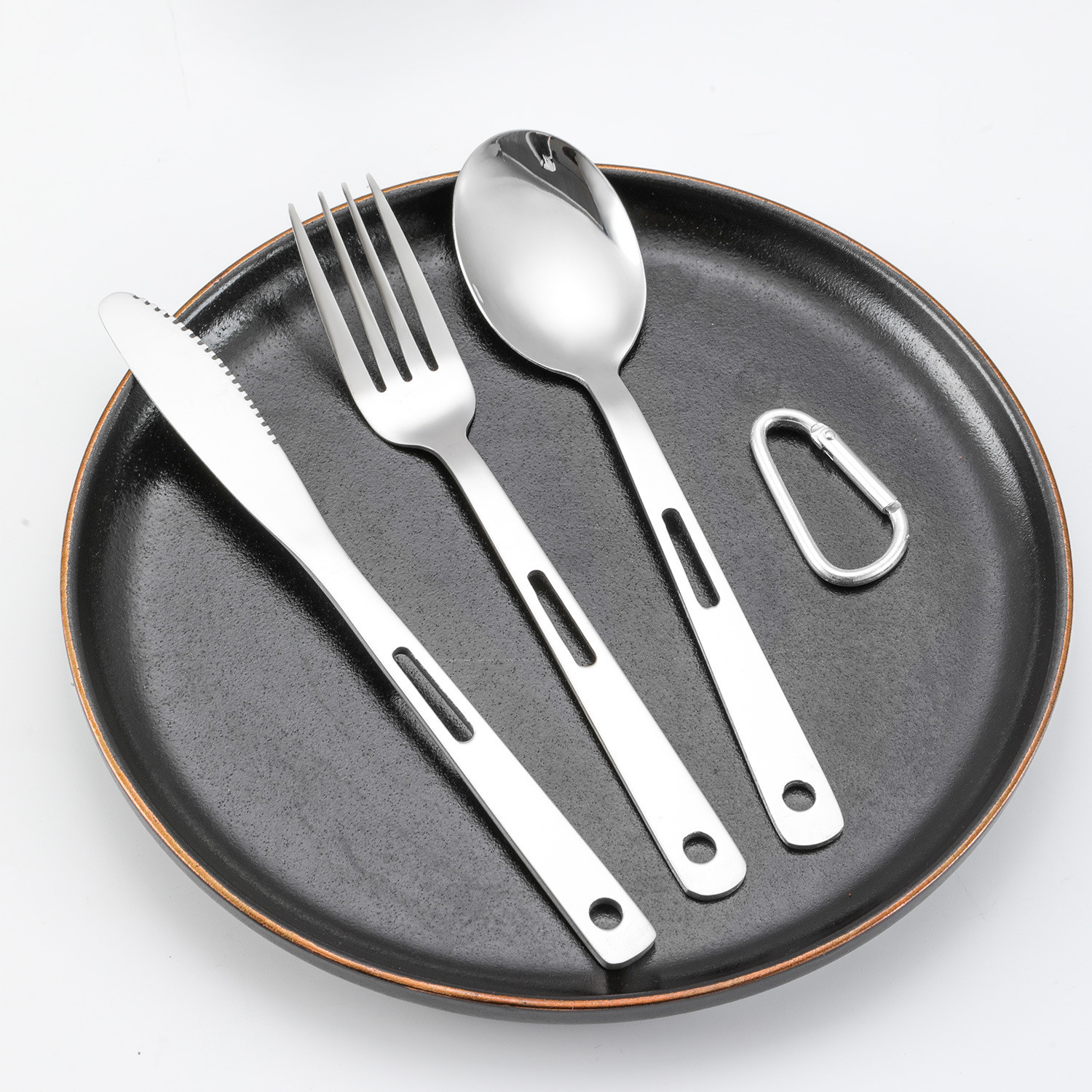 Lightweight And Durable Stainless Steel Cutlery Set For Outdoor Dining