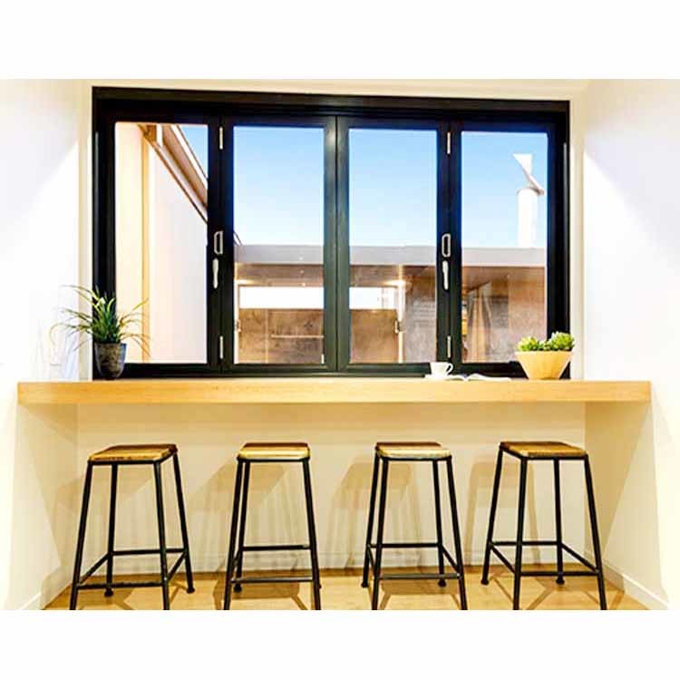 Pantry Forested Glass Vertical Aluminium Bi Fold Window