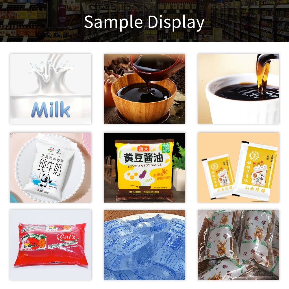 Three Side Sealing Multi Function Packaging Machine Drinking Pouch Water Filling
