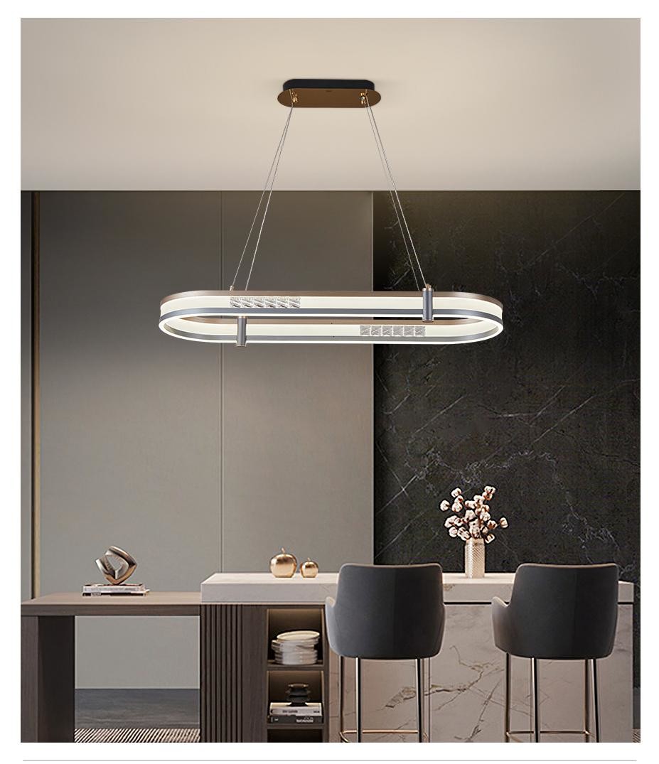 Art Modern Minimalist Waltz Chandelier 3000K/4000K/5700K+3000K