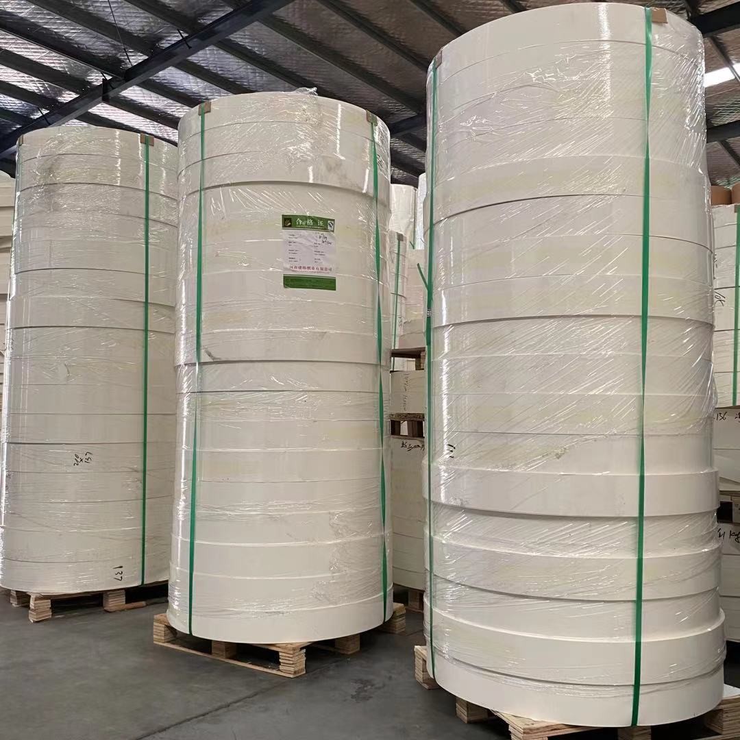 Disposable Paper Cup Bottom Roll 30gsm High Bulk PE Coated