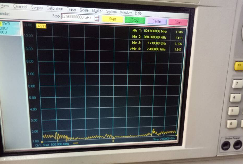 Gain Cylinder Antenna Base Station Signal Amplifier 50km Wireless Outdoor Communication