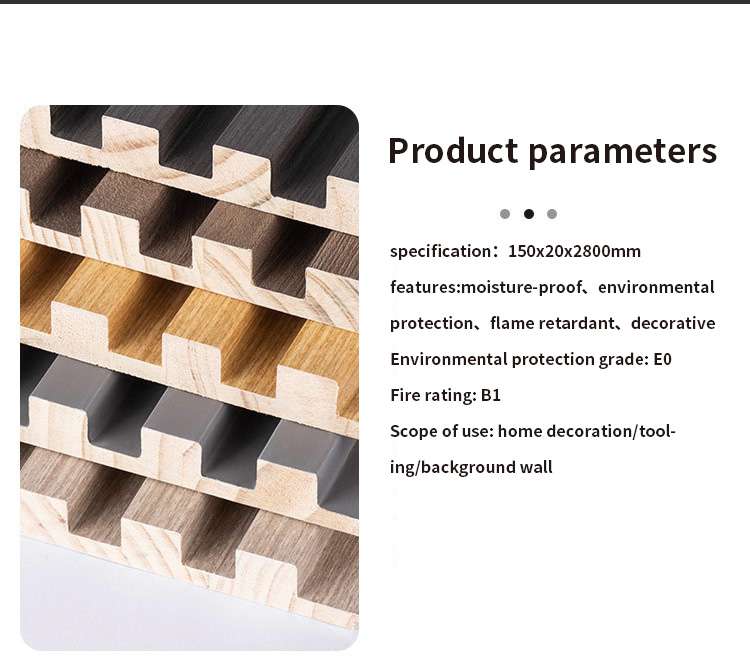 Contemporary Design Style Solid Wood Decorative Wall Panels for Easy Installation