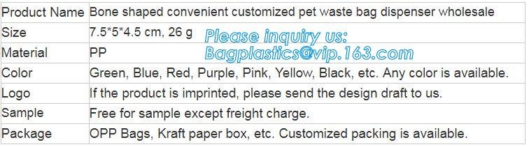 High Quality Eco-friendly Degradable Fashion With Printing Doggy Pet Dog Waste Poop Bags, Eco friendly pet dog waste poo