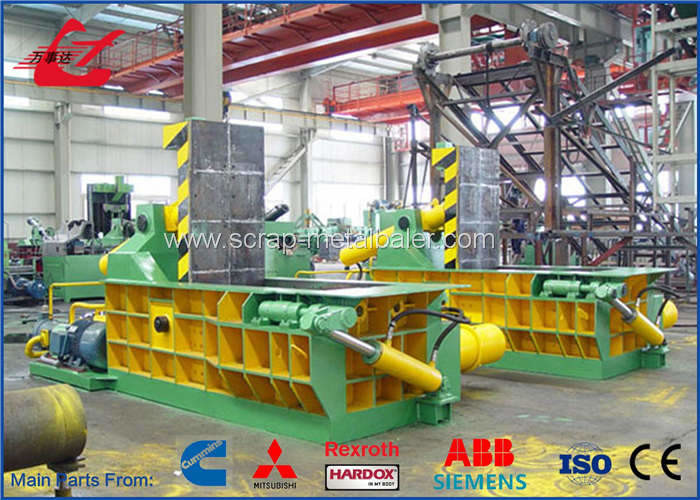 Waste Steel Metal Baler Press Machine / Scrap Metal Processing Equipment