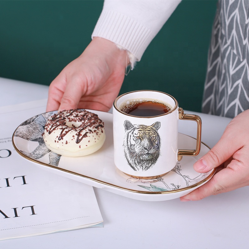 OEM ODM Ceramic Tea Cup , Personalised Ceramic Mugs For Home Decor