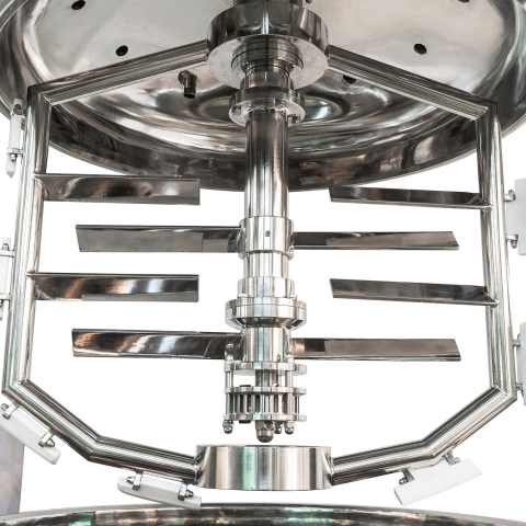 100L-20000L Capacity Static Mixers Cosmetic Vacuum Emulsifier for Fast and Emulsification