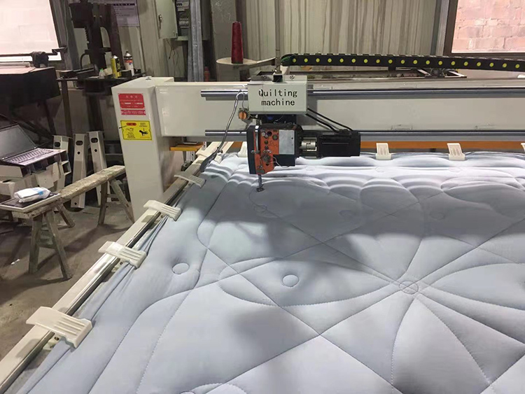 computerized high speed single needle quilting machine single head continllous quilting machine
