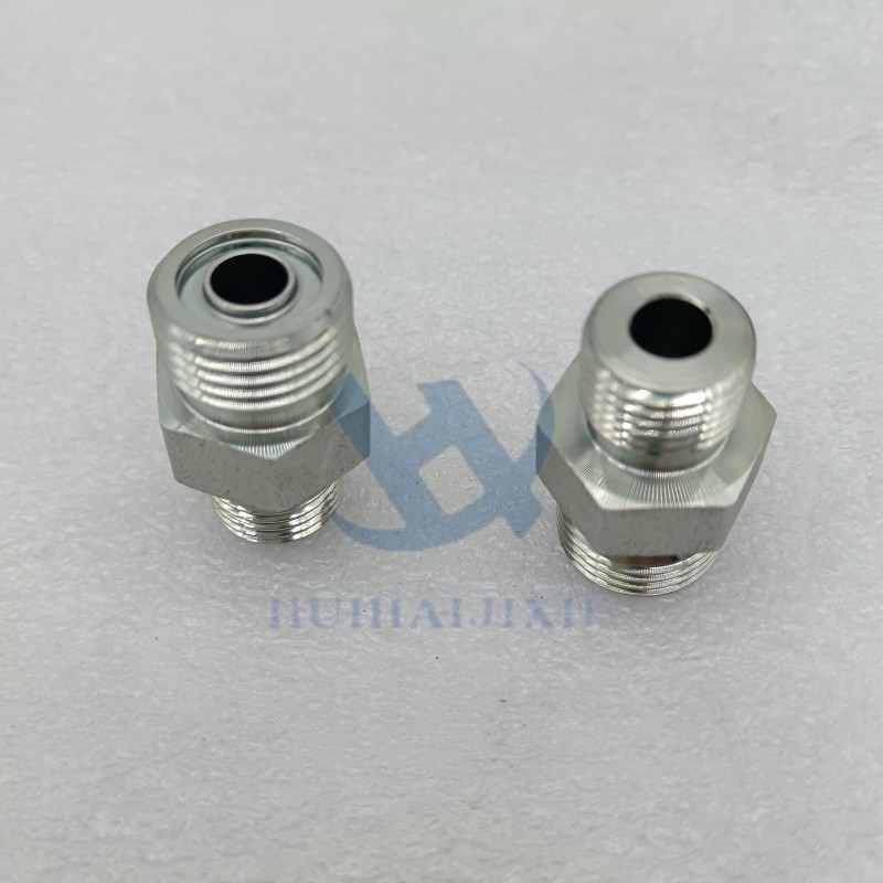 Excavator Parts Connector 6V-8636 For CAT 305.5D 308D 320D 330D Excavator Adapter Straight 6V8636