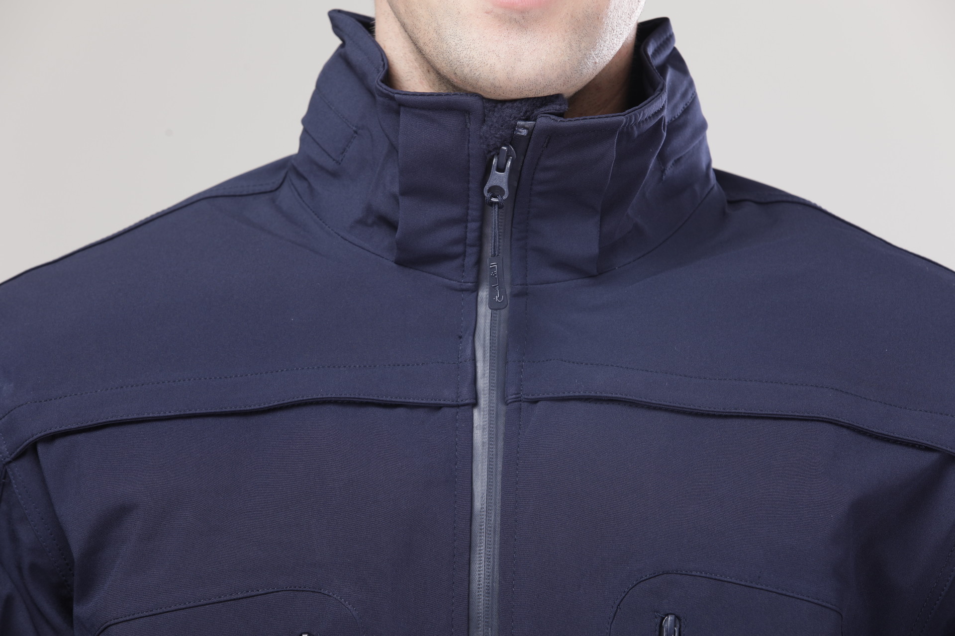 Front Windbreaker Buttons Outdoor Work Clothes Mens Jacket For Workers
