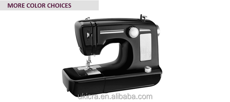 Manual Feed Mechanism Mini Household Sewing Machine UFR-611 with Flat-Bed Configuration