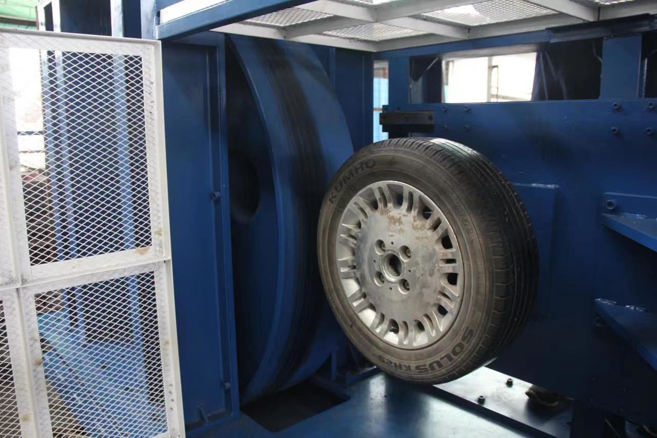 ISO 3894 Wheel Automotive Testing Equipment AC 380V 50Hz Double Station