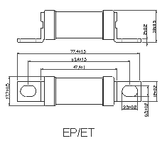 Dissmann BS88-HBD Series fuse High Rupturing Capacity Fuse UL Certified Made in China