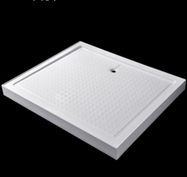 ODM Rectangle Corner Shower Base Tray White Acrylic 700x1200 With Drainer
