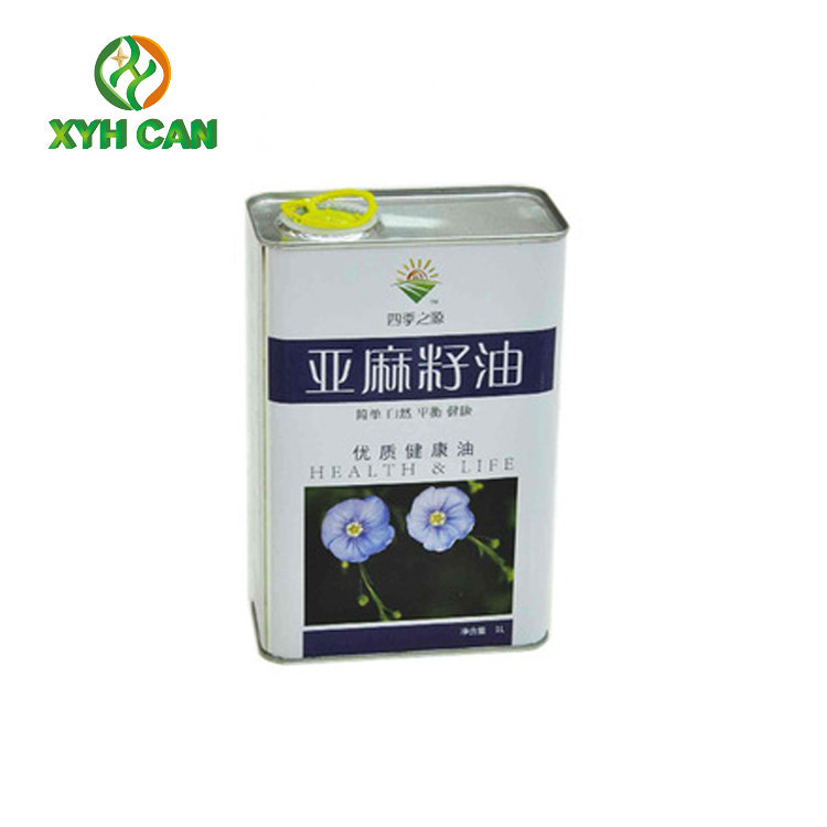 0.22mm Tinplate Rectangular Juice Cans For 650ml Beverage Drinks Juice