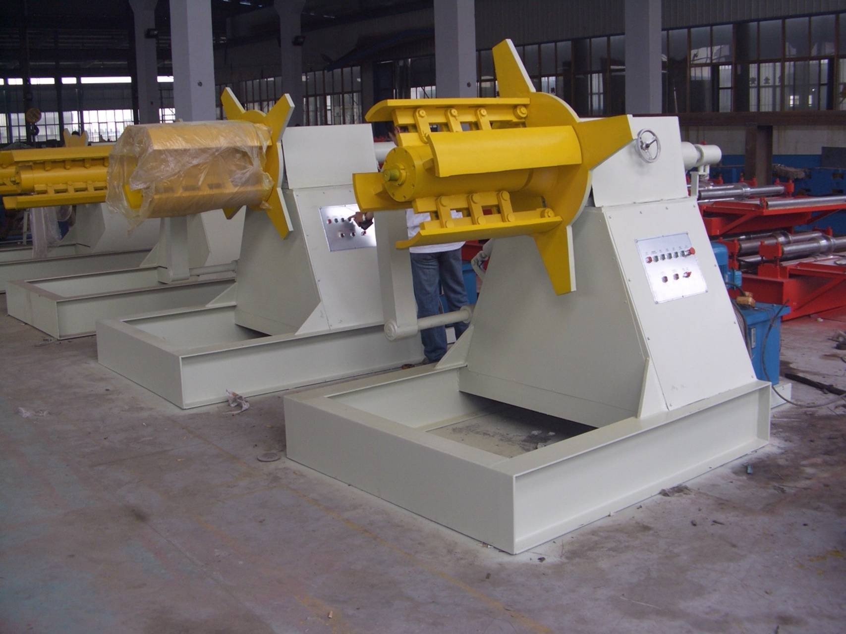 European Roof Panel Roll Forming Machine With Colore Steel Plate