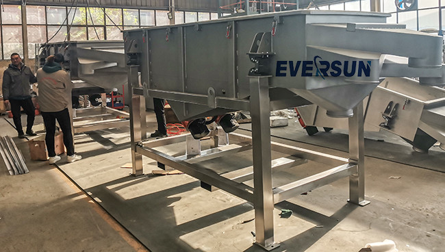 Stainless Steel Square Linear Vibrating Sieve For High Capacity Applications