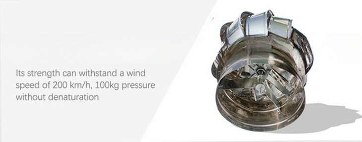 1331-71000m3/h Air Volume Farms Wind Driven Turbine Fan for Ventilation Solution