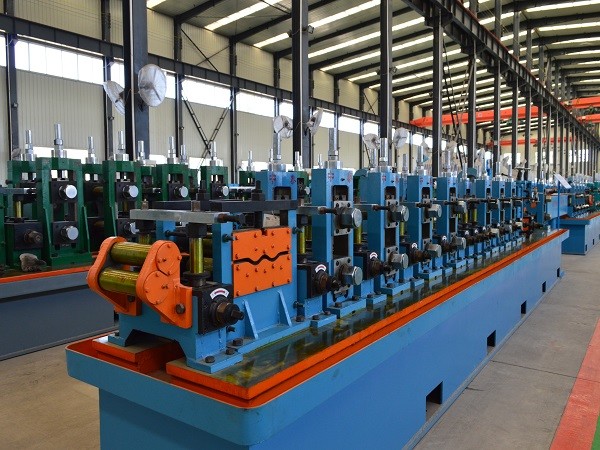Automatic Steel 219mm Erw Pipe Mill Line Machine To Make Square And Round Tube