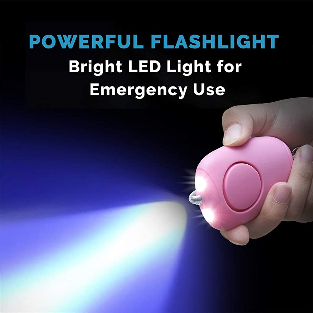 Rechargeable Safety Alarm Keychain Safesound USB 130dB
