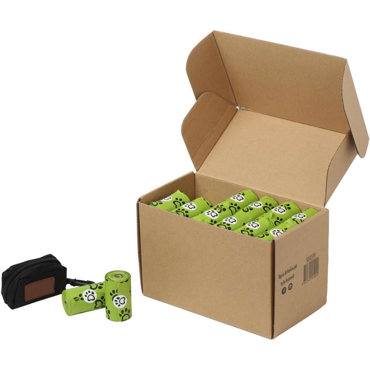 Aisunbio Household Large Biodegradable Dog Poop Bags With Handles