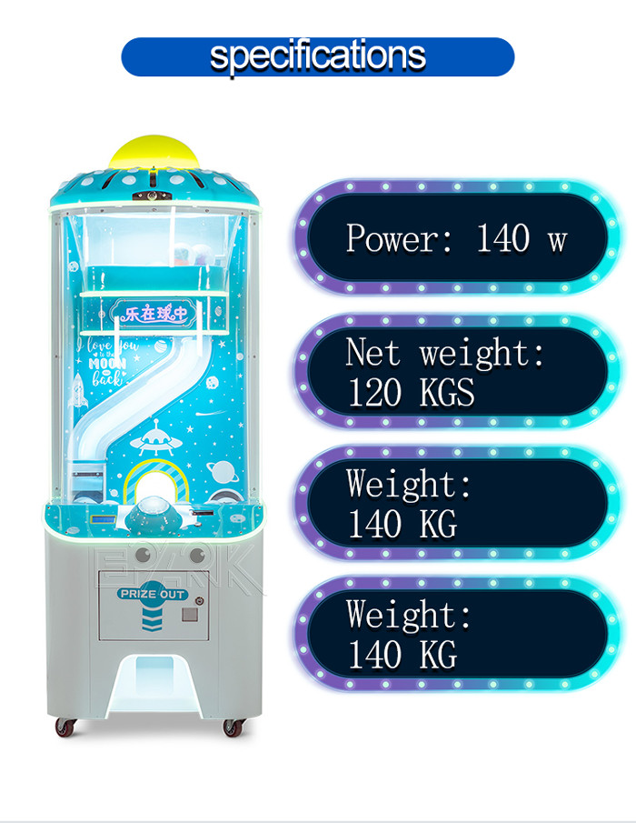 Win Prize Capsule Toy Game Machine Coin Operated Ball Paradise