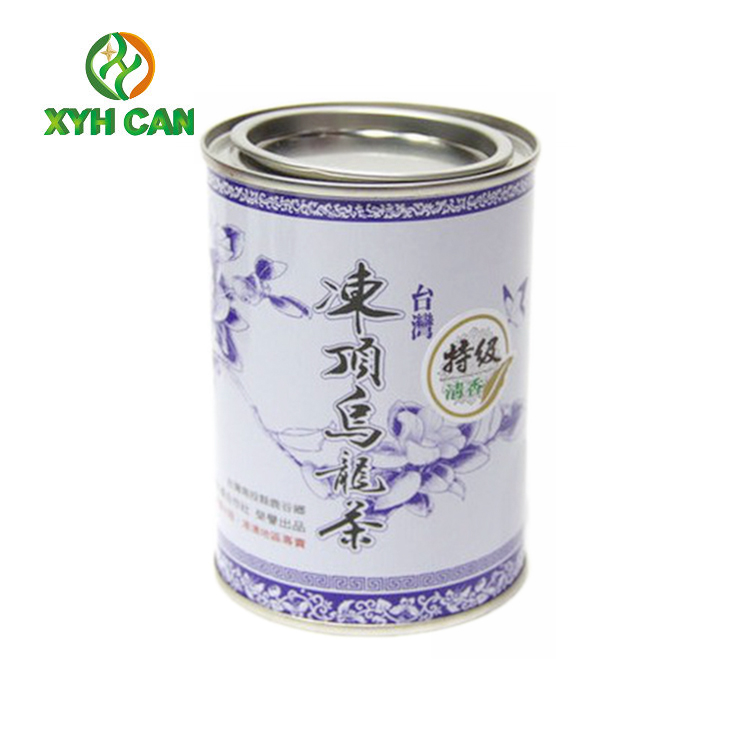 Tea Tin Can with Screw Top Tin Containers Tin Storage Containers For Food