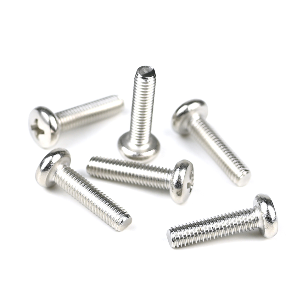 Easy Installation M5 X 20mm Pan Head DIN 7985 Phillips Pan Screws for Commodity Shelf