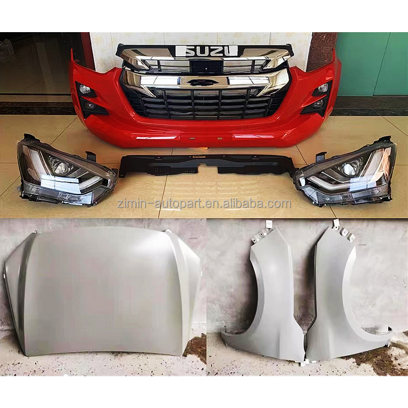 24V Car LED Head Light ABS Plastic Isuzu Headlights For DMAX 2021