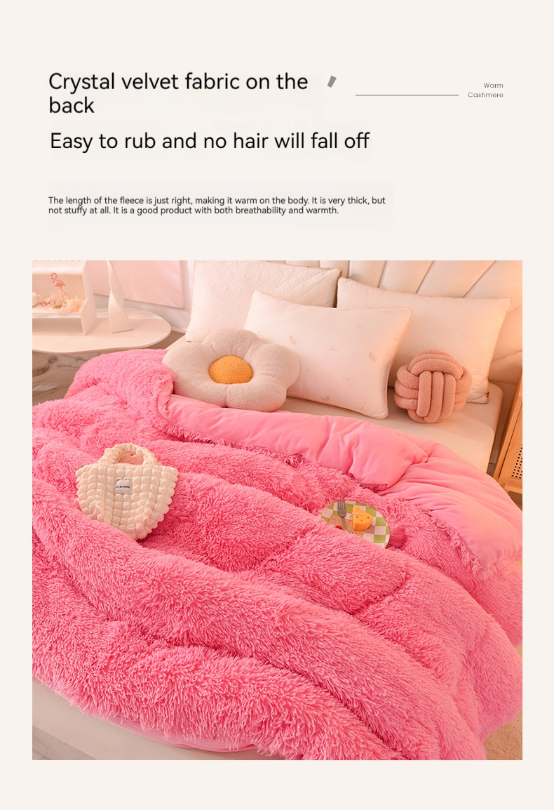 King Size Customized Color All-Season Warmth Organic Breathable Puffy Quilt