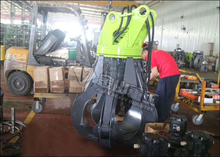 Irregular Material Orange Peel Grapple for Kobelco SK220 SK250