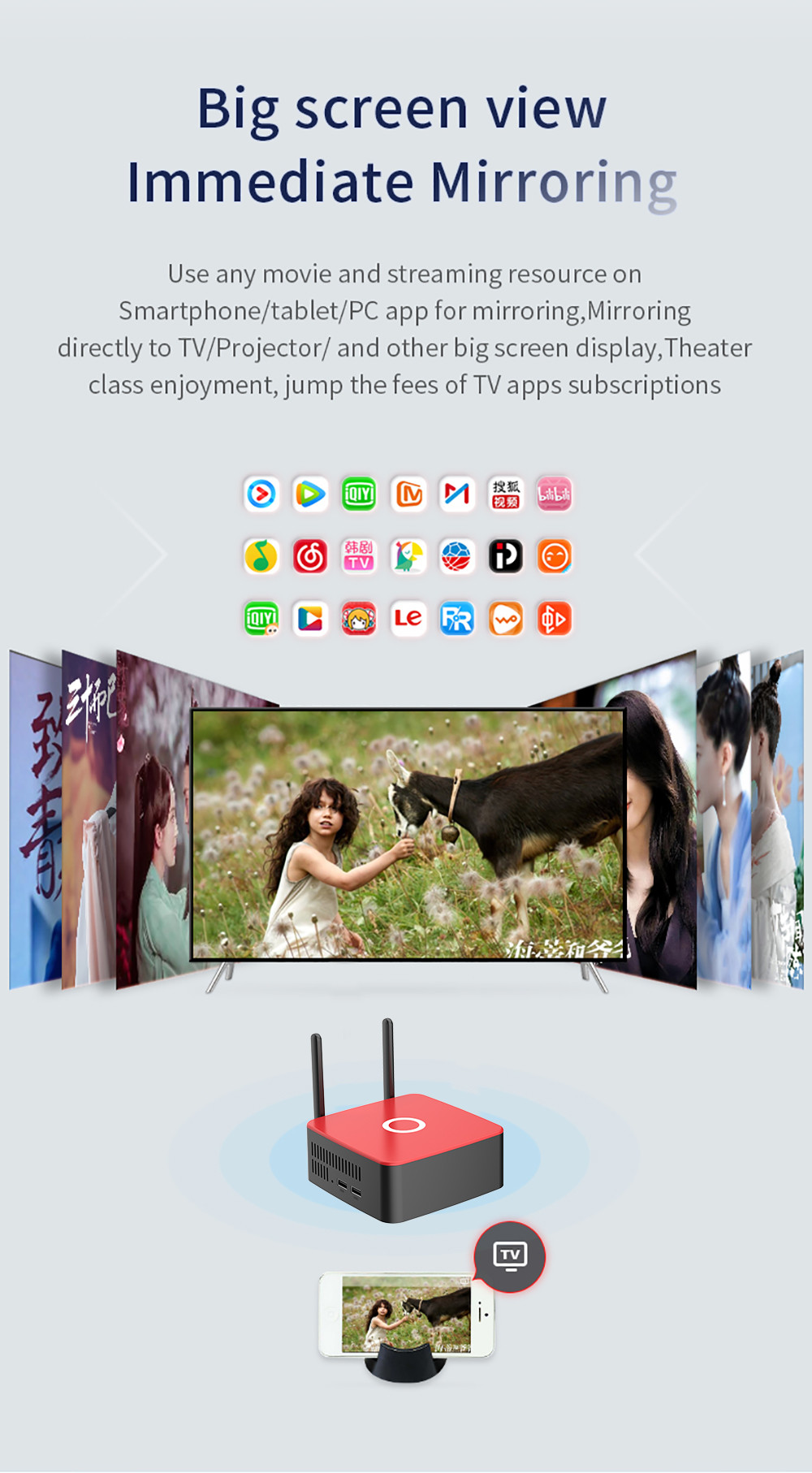 Quickshare L2 Wireless Presenter System Airplay Miracast Chromecast Linux