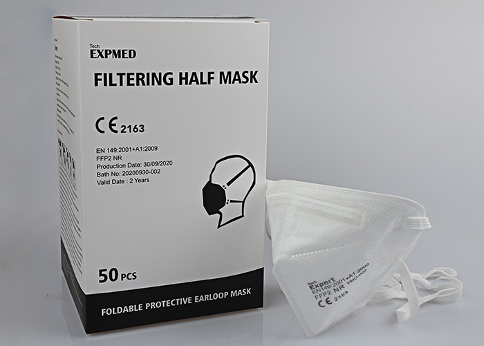 Dustproof FFP2 Face Mask Anti Droplet Transmission With Head Mounted